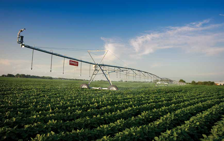 Zimmatic 8500P center pivot — Cornhusker Irrigation's most-installed pivot in Central Nebraska