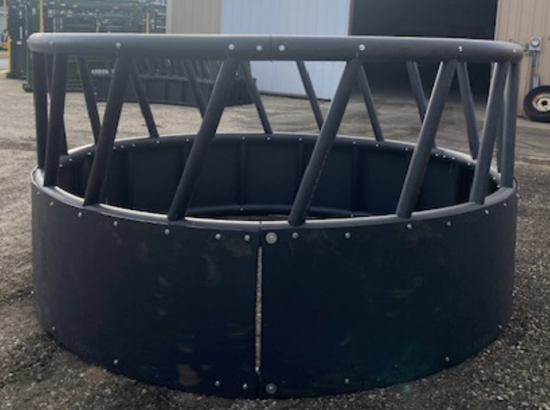 Heavy-duty bale feeder