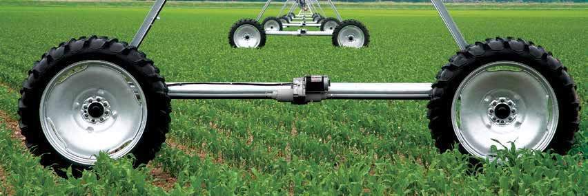 Zimmatic tower drivetrain in the field