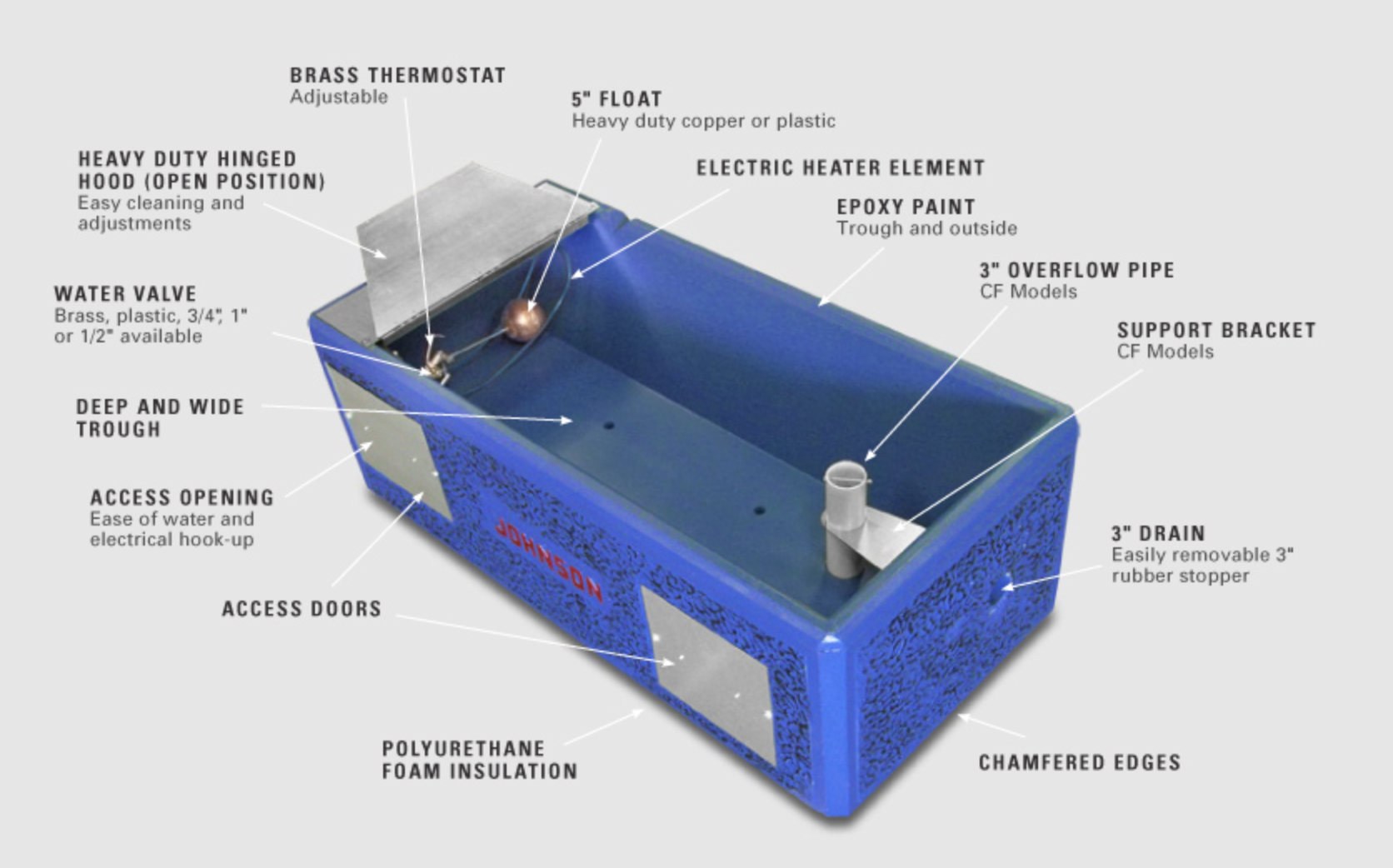 Johnson Concrete livestock waterer